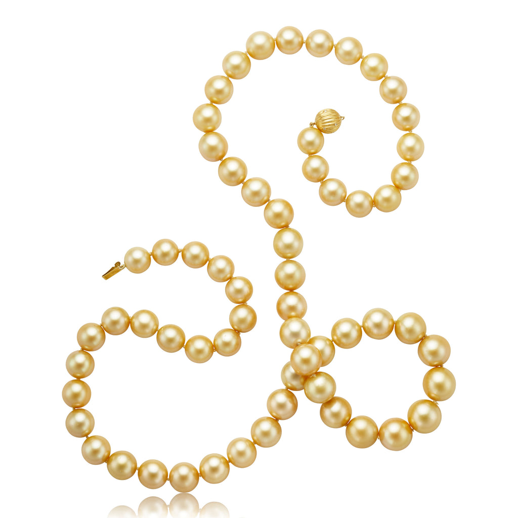 Golden South Sea Pearl Strand Necklace